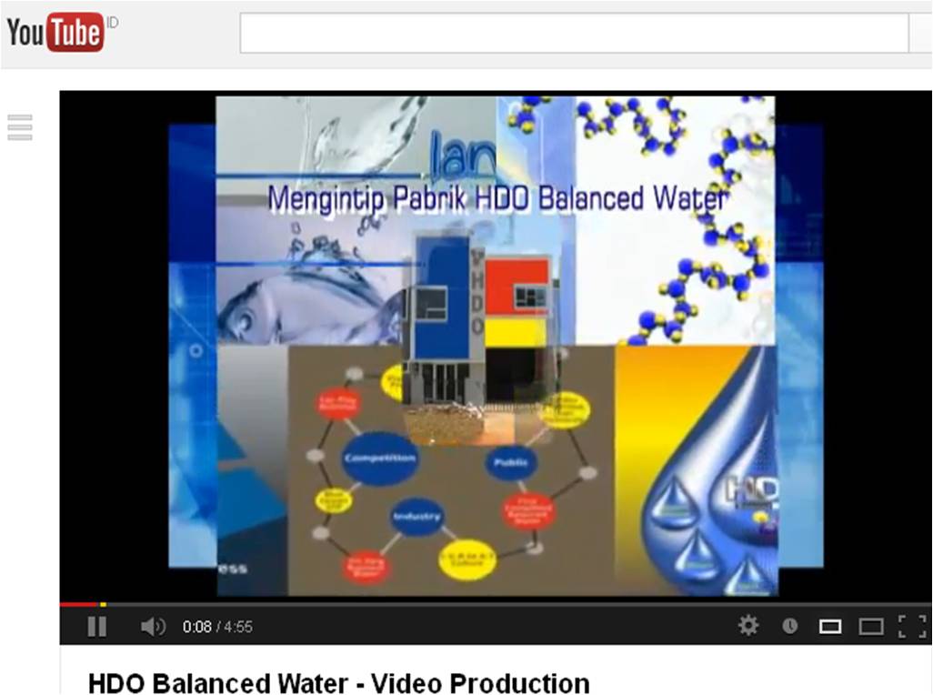 Produksi HDO Balanced Water